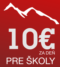 10 € za deň - pre školy